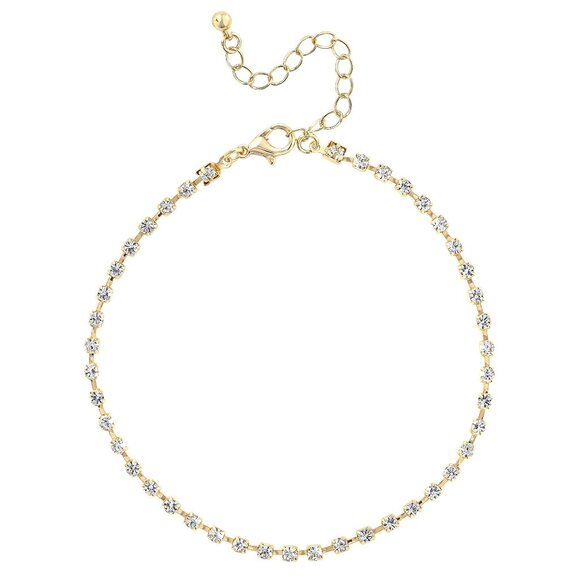 Jessica Simpson gold tone Anklet Set, Set of 3 - Picture 7 of 7